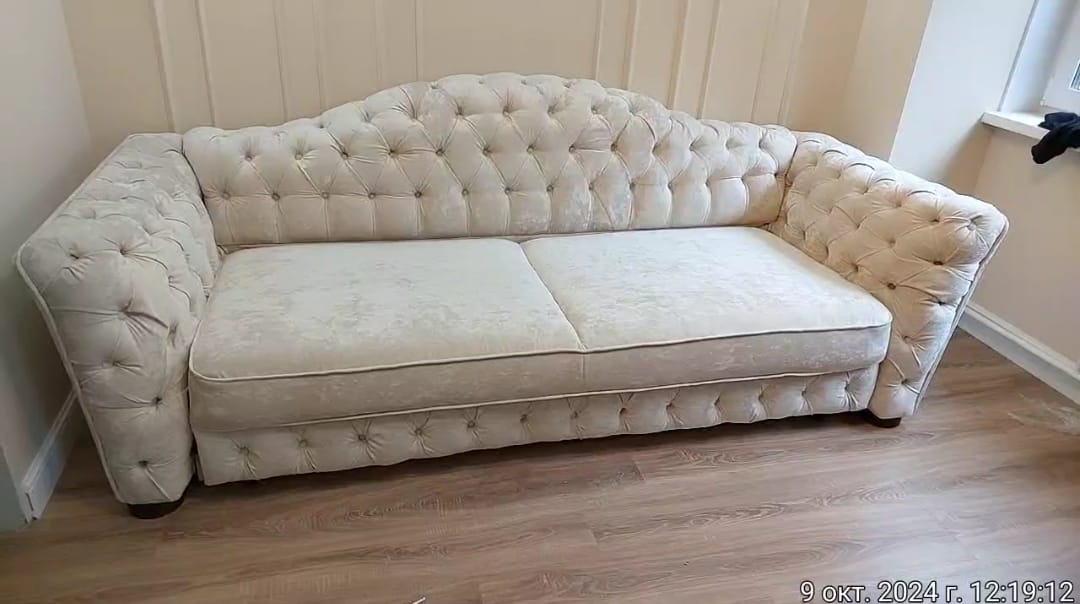 Замена обивки дивана на дому. Суворов